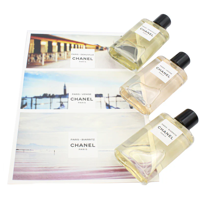 Chanel Perfume Gift Set Deauville Venise Biarritz EDT 50ml each - Image 5